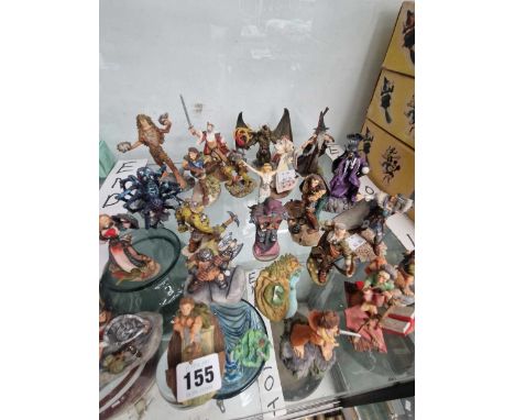 A collection of Danbury Mint Lord of the Rings figures