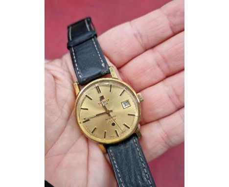 A gents Tissot automatic seastar wristwatch. The watch is running, no guarantee. 