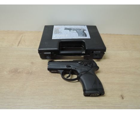 A Russian JSC Anics Group Pietro Beretta A-9000S CO2 Single/Double Action Air Pistol 22-Shots. 177 (4.5MM), in hard plastic c