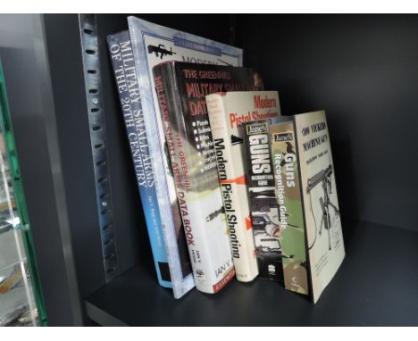 Seven 20th century Gun related Volumes/Booklets, Military Small Arms of the 20th Century, Military Small Arms Data Book, Mode