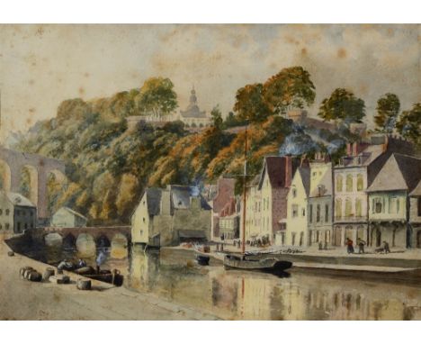 GEN. SIR CHARLES WILLIAM DUNBAR STAVELEY, G.C.B. (BRITISH, 1817-1896)  'Dinan, [Brittany] France',  watercolour, unsigned, ti