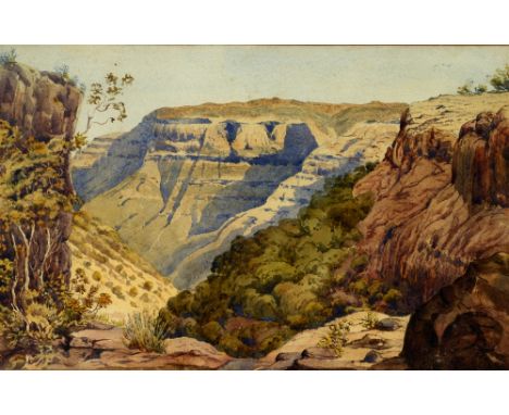 GEN. SIR CHARLES WILLIAM DUNBAR STAVELEY, G.C.B. (BRITISH, 1817-1896)  'Elephant Point, Mahableshwar',  watercolour, unsigned