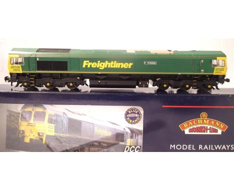 Bachmann 32-728 class 66 diesel, 66612 Forth Raider, Freightliner Green Livery, excellent - near mint condition, box with sto
