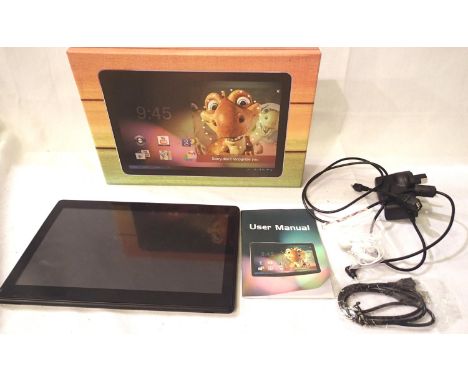 Android 4.2 tablet computer, boxed with power supply and manual. P&amp;P Group 2 (£18+VAT for the first lot and £3+VAT for su