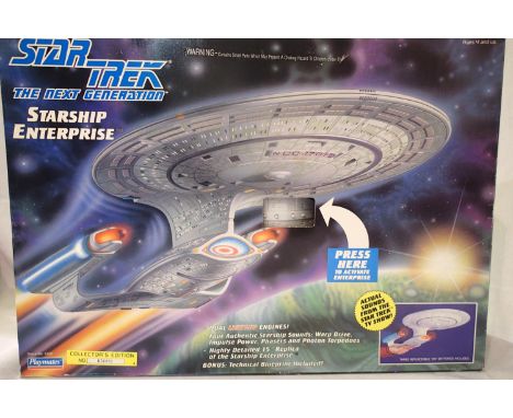 Star Trek Next Generation, Starship Enterprise, sound and lights. Appears as new, boxed. P&amp;P Group 1 (£14+VAT for the fir