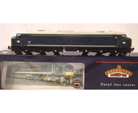 Bachmann 32-676, class 45 diesel, 45114, Blue/White roof, one cab side glazing missing and one headcode box detached (present
