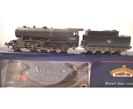 Bachmann 32-252A WD Austerity, 90201, Black Late Crest, weathered. Excellent condition, box with storage wear. P&amp;P Group 