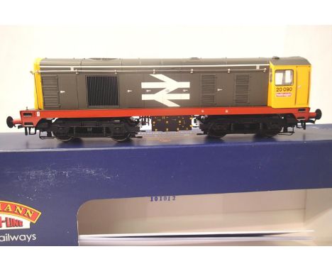 Bachmann 32-029A class 20 diesel 20090, railfreight grey, excellent - near mint condition, box with storage wear. P&amp;P Gro