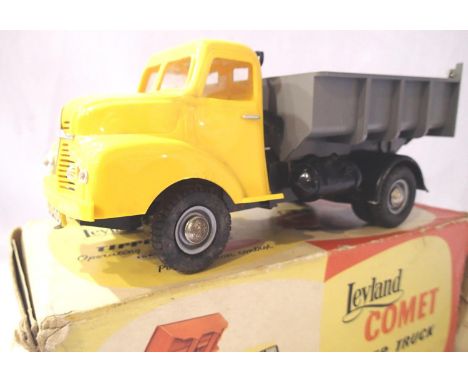 Victory industries Leyland Comet tipper truck in fair to good condition, requires attention, missing headlamp, tailgate, box 
