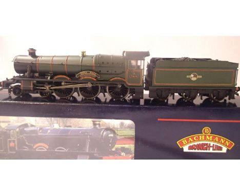 Bachmann  31-776 modified Hall class, 7915, Mere Hall, Green, Late Crest, in excellent condition, box with wear. P&amp;P Grou