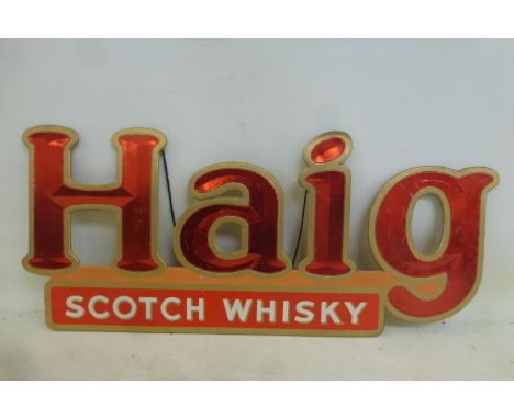 A Hague Scotch Whisky showcard, 18 x 8".