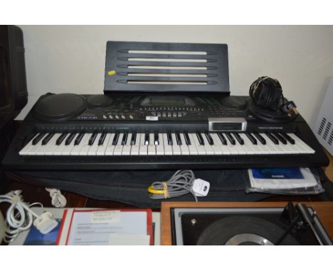 A Casio keyboard