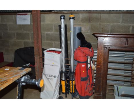 A pair of Halogen tripod lights 