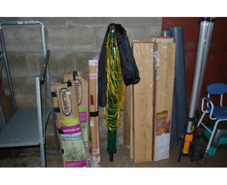 A rotary washing line 