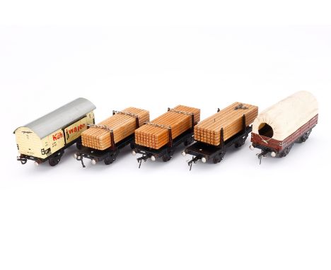 5 Fleischmann Wagen, Spur 0, L 15, Z 3