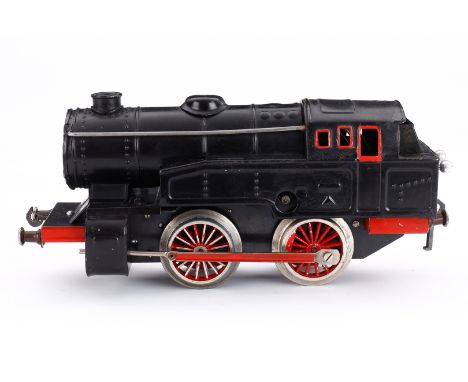 Fleischmann Tenderlok, Spur 0, Uhrwerk intakt, schwarz, LS, Z 3