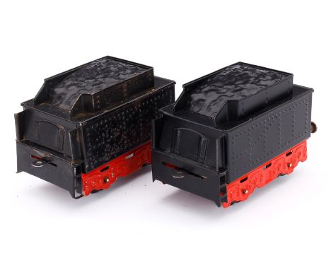 2 Fleischmann Tender, Spur 0, schwarz, LS, Z 3
