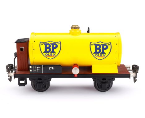 Replik BP Kesselwagen 1774, Spur 0, HL, mit BRH, LS, 1 Geländer lose, L 18,5, sonst Z 2-3