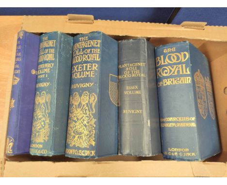 RUVIGNY &amp; RAINEVAL MARQUIS OF.&nbsp;&nbsp;The Plantagenet Roll of the Blood Royal. Ltd ed. 520. 2 vols. Frontis, illus. &