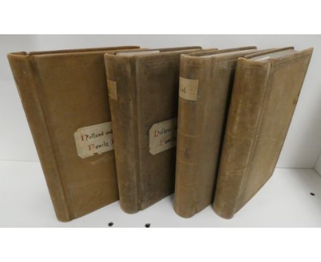 HOLLAND &amp; QUARLES.&nbsp; Holland &amp; Quarles Family Records. Vols. 1, 2 &amp; 3 plus a duplicate of vol. 2. A 1400 page