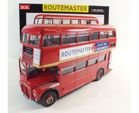 A Sun Star limited edition The Original Routemaster (double decker) bus 2901: RM8-VLT 1:24 scale - boxed 