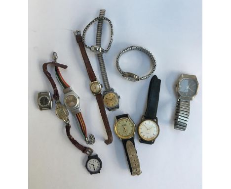 A mixed lot of various wrist watches, to include Buler, Sekonda, Timex, Tegrov, Citizen, Ingersoll, etc 