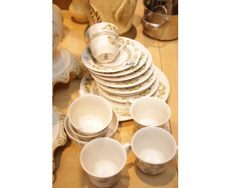 Royal Doulton Tonkin pattern tea service. This lot is not available for in-house P&amp;P. 