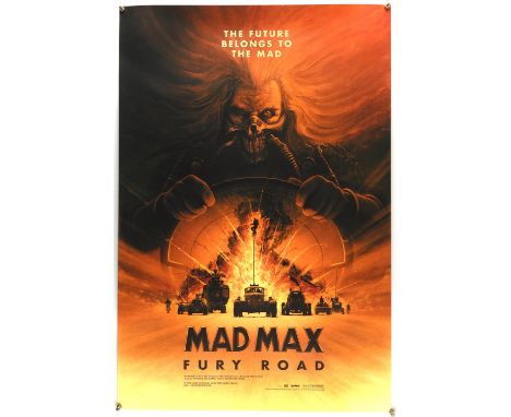 Mad Max Fury Road (2015), Lithograph Print, orange variant, released by Vice Press, artwork by Matt Ferguson, hand numbered 4