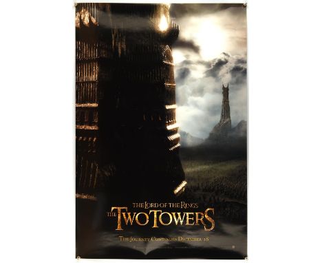 Lord of the Rings The Two Towers (2002), US One Sheet Movie Poster, Teaser, double sided, unfolded, 27 x 40 inches Condition 