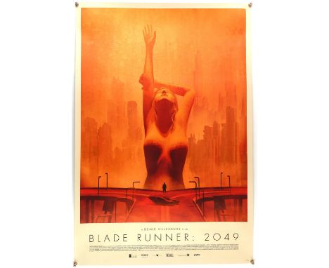 Blade Runner 2049 (2017), Lithograph Print, released by Vice Press, artwork by Matt Griffin, hand numbered 8/275, unfolded, 2