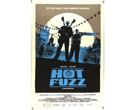 Hot Fuzz (2007), Screen Print (2020) for this buddy cop action comedy, released by Vice Press and co-released with Bottleneck