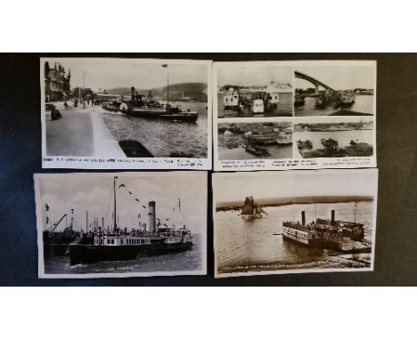 POSTCARDS, shipping selection, inc. harbours, Southampton, Dartmouth, floating bridge Poole, bridges, steamers, narrow boats,