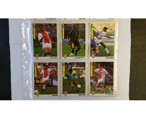 FOOTBALL, complete (7), Panini (3), 1994 Dutch, 1996 Spanish & England Gold; Bassett World Stars, BP England 98 (with album);