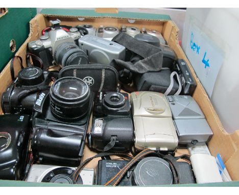 Pentax MZ-M Camera, Olympus digital camera, Olympus Superzoom 110 and other cameras.