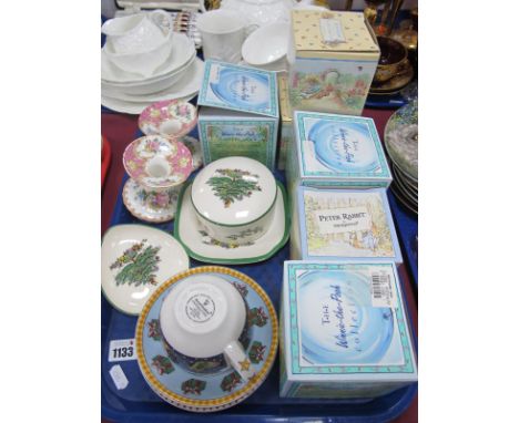 Wedgwood, Doulton, Albert, Spode, etc:- One Tray.
