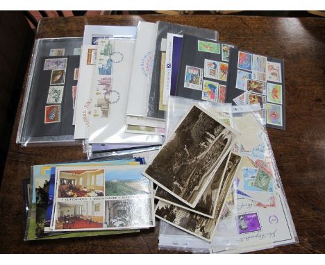 A Quantity of World Stamps, First Day Covers and Postcards.