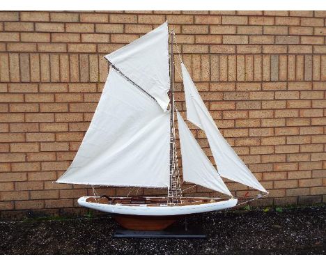 Premier Models - A professional built Grand Banks display model yacht by Premier Models. The model on stand measures approxim