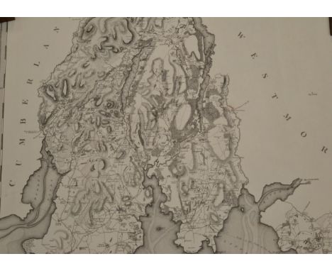 Greenwood (Christopher)  Map of the County Palatine of Lancaster, from an Actual Survey; made in the Year 1818, (1818), Wakef