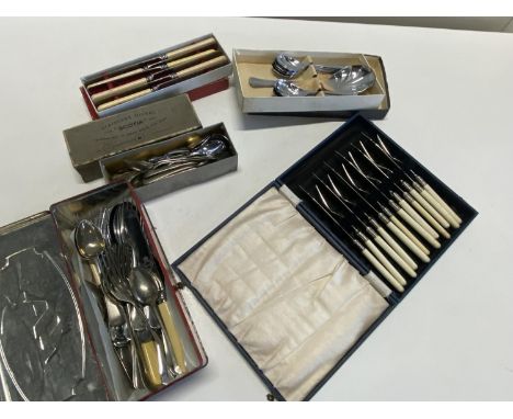 A selection of vintage flatware