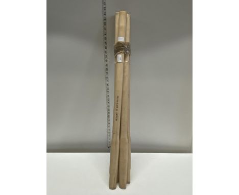 Five new hickory shafted axe handles, shipping unavailable