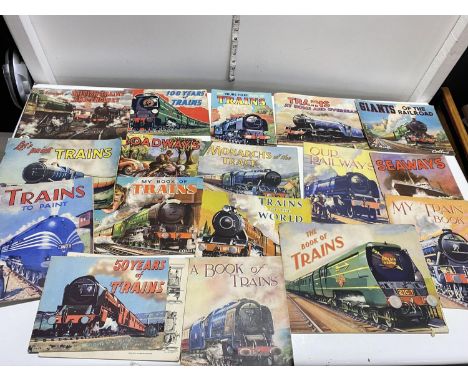 A selection of vintage railway related books