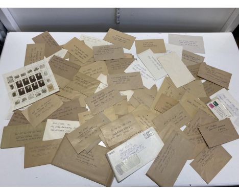 A box full of vintage first day cover stamps