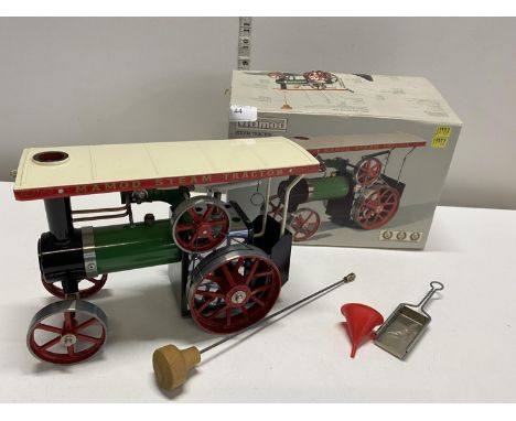 A boxed as new Mamod steam tractor