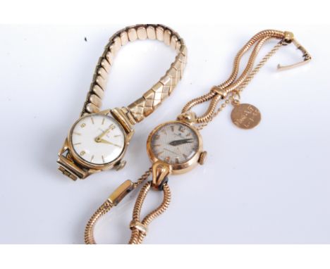 A Buser Freres 18ct gold cased lady's wristwatch, having anti-magnetic manual wind movement, signed silvered dial, case dia.1