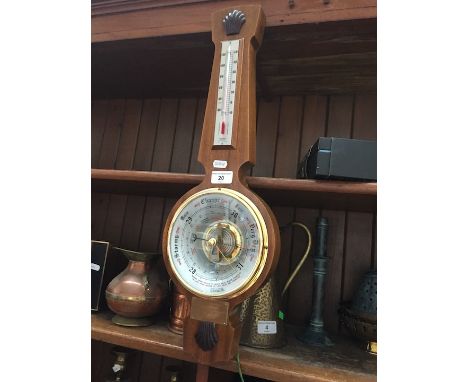 Barometer with commemorative plaque 1948-1968 