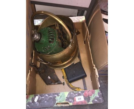 Mixed box inc tools brass and electric motor 