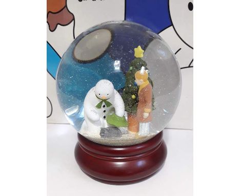 A Coalport Characters First Edition Christmas Friends glitter globe with box. 