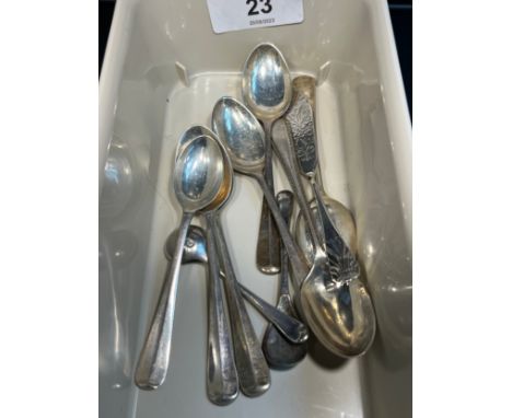 A Selection of silver hallmarked flatware [87.01grams] 