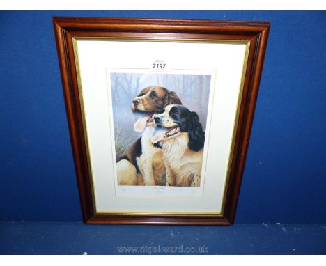 A framed and mounted Ltd. Ed. Print 130/1000 titled 'Gun Smoke', signed in pencil by the artist Nigel Hemmings.