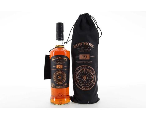 BOWMORE 19 YEAR OLD FEIS ILE 2024 ISLAY SINGLE MALT  Double matured in Virgin American Oak Barrels54.8% ABV / 70cl  Sat on th